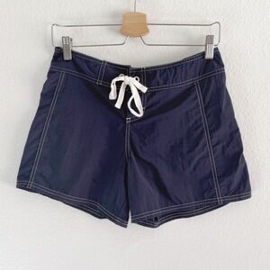 Tommy Bahama Womens Navy Blue Board Shorts Swim Trunks Size XS